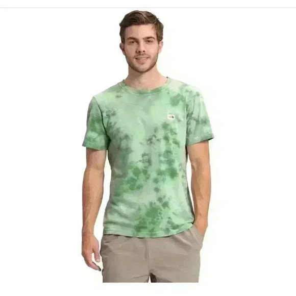 The North Face Botanic Dye Tee in Sullivan Green Men's Size Medium - Picture 1 of 8